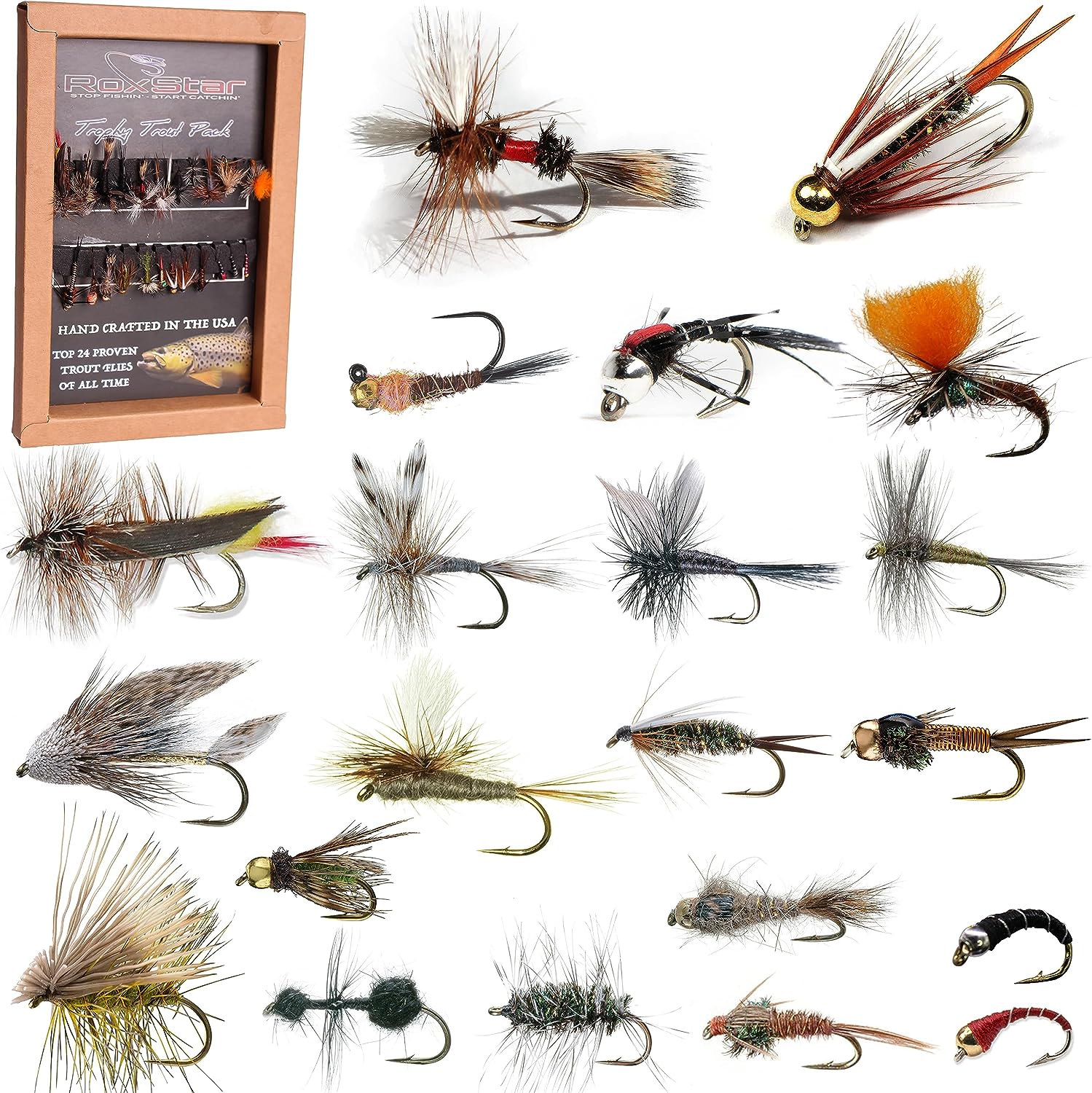 Barbless Blue Winged Olive Dry Fly BWO Sizes 14, 16, 18, 20 1 Dozen  Assortment Hand Tied Trout Flies 