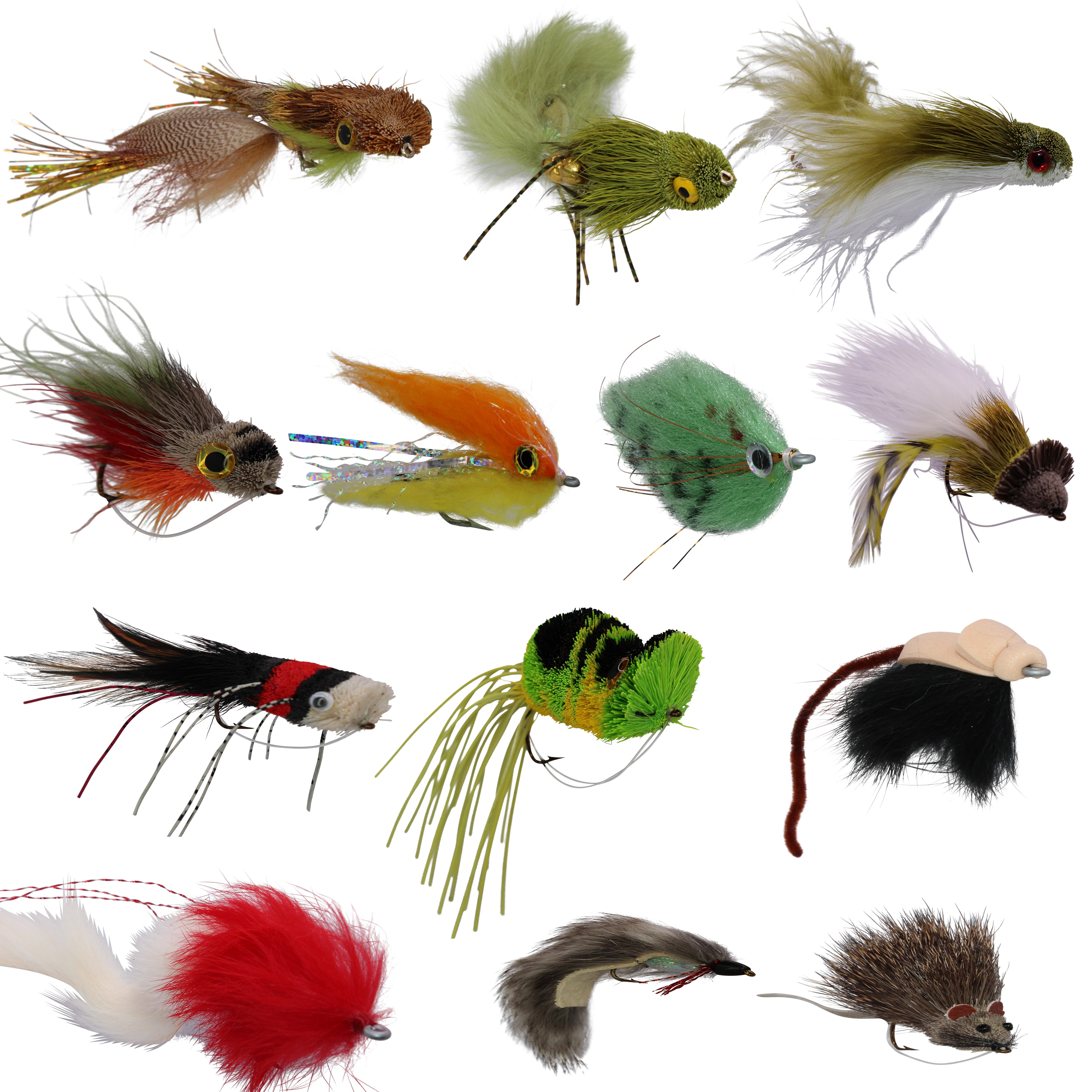 Trout Flies, Bass Flies, Streamer Flies, Stocking Stuffer for