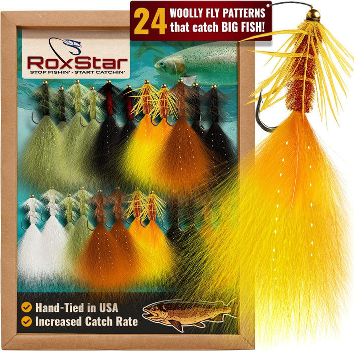 Pack truite et bar Woolly Bugger