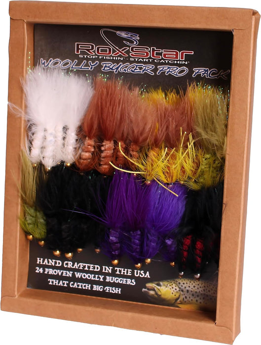 Assortiment de 28 mouches Woolly Bugger BeadHead