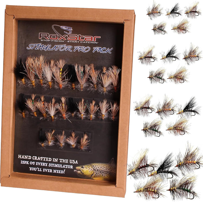 25pk Stimulator Dry Fly Assortment