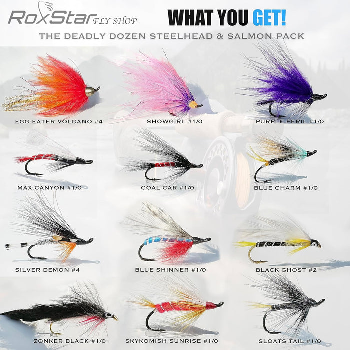 Deadly Dozen Steelhead & Salmon Flies